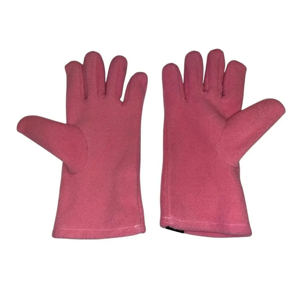 Playboy Bunny Vintage Y2K Fleece Winter Gloves Snow Fuzzy Soft Ski Snowboarding